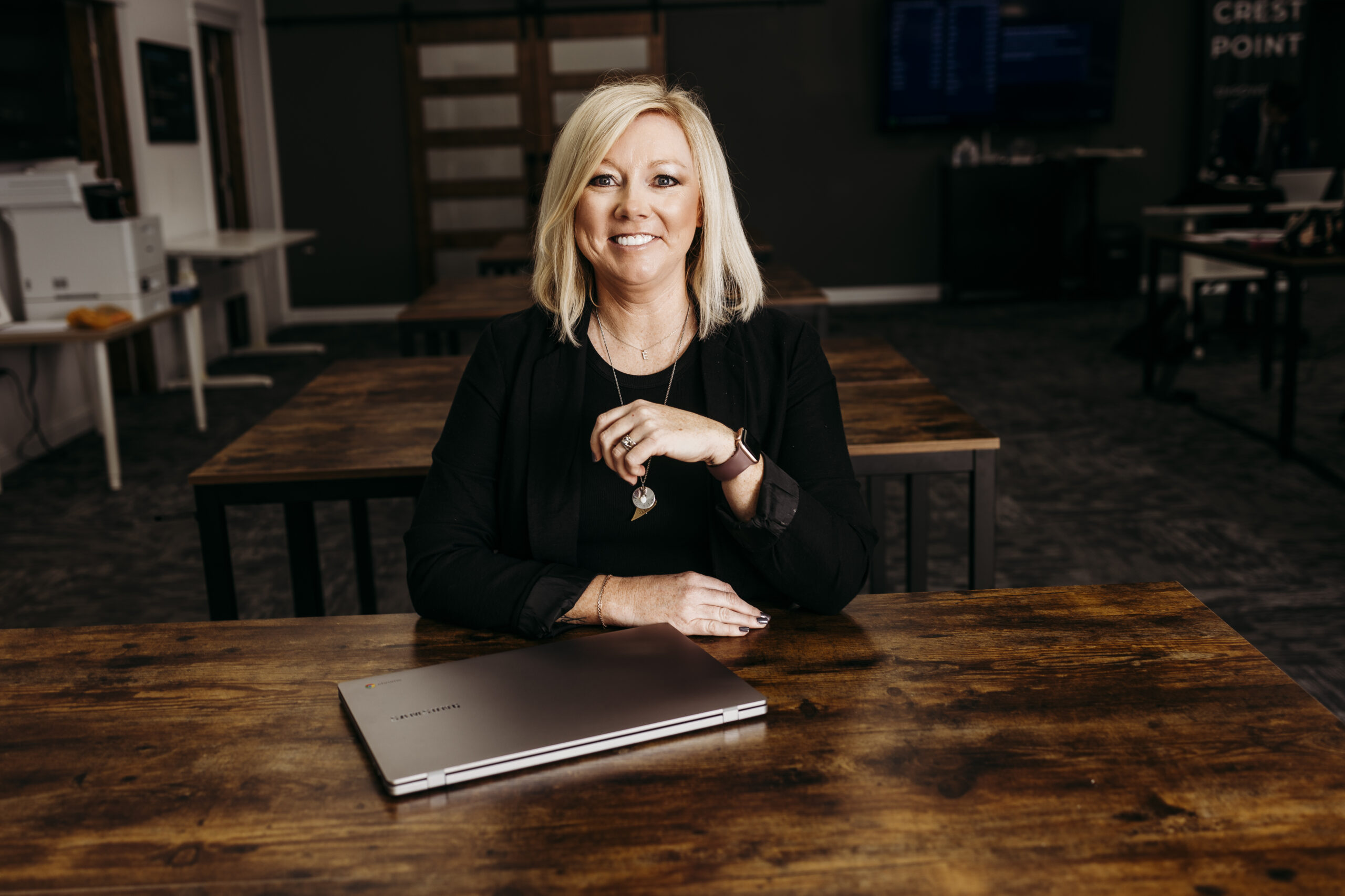 Office Picture of Transaction Coordinator Emily Froelich for Indiana Home Scout