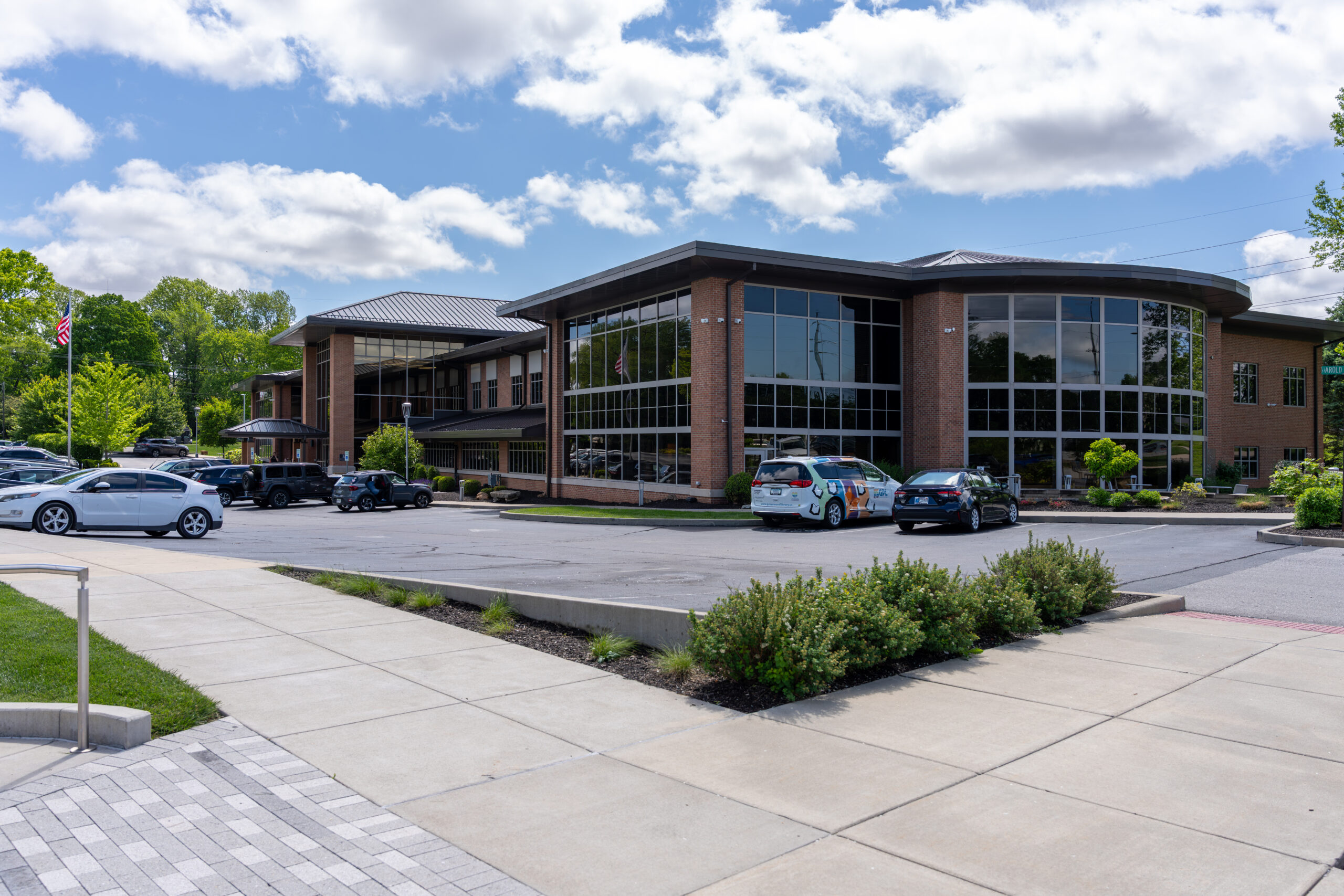 Exterior picture of Public Library in Greenwood, Indiana