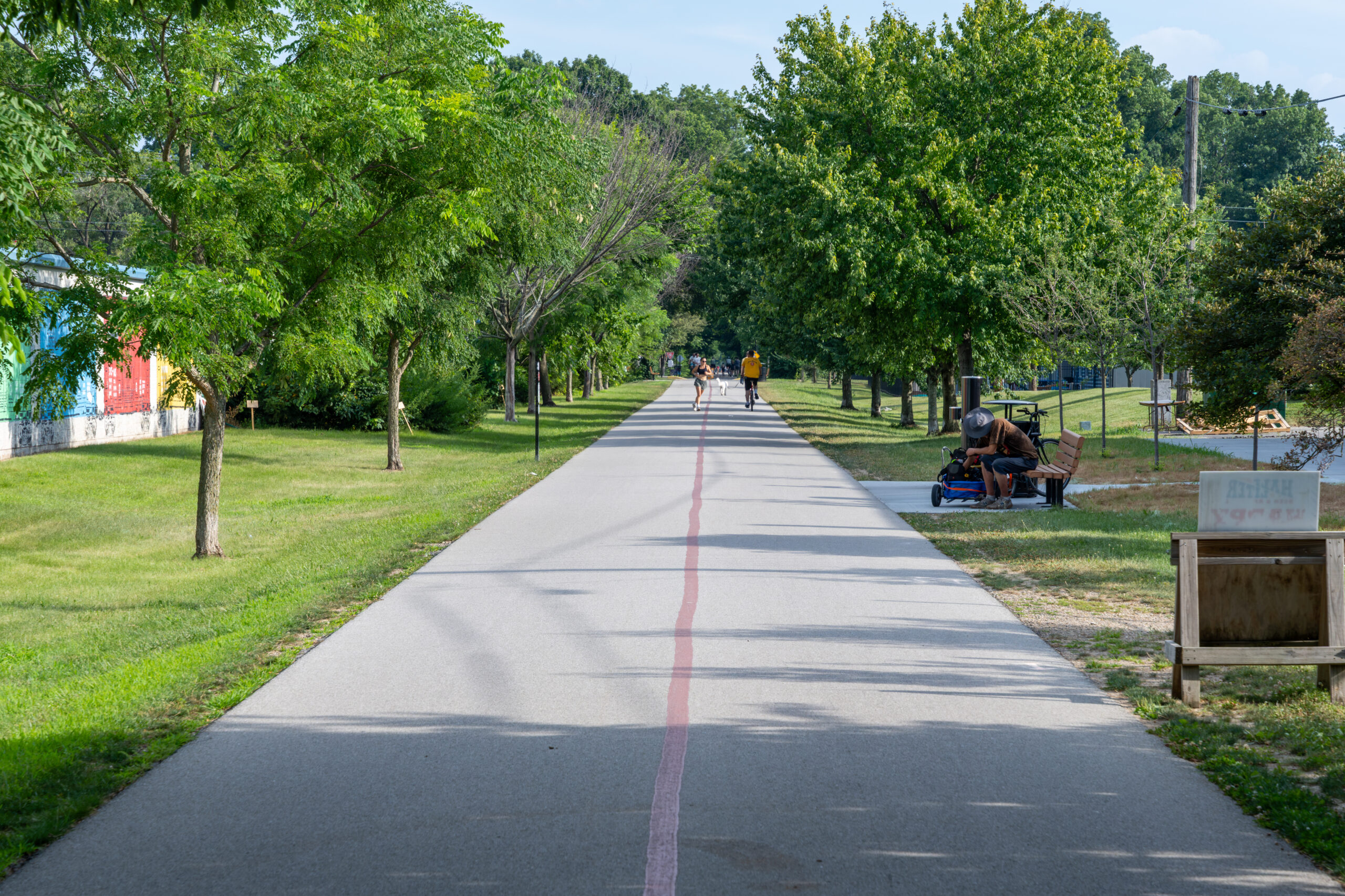 Monon Trail activity in Meridian-Kessler