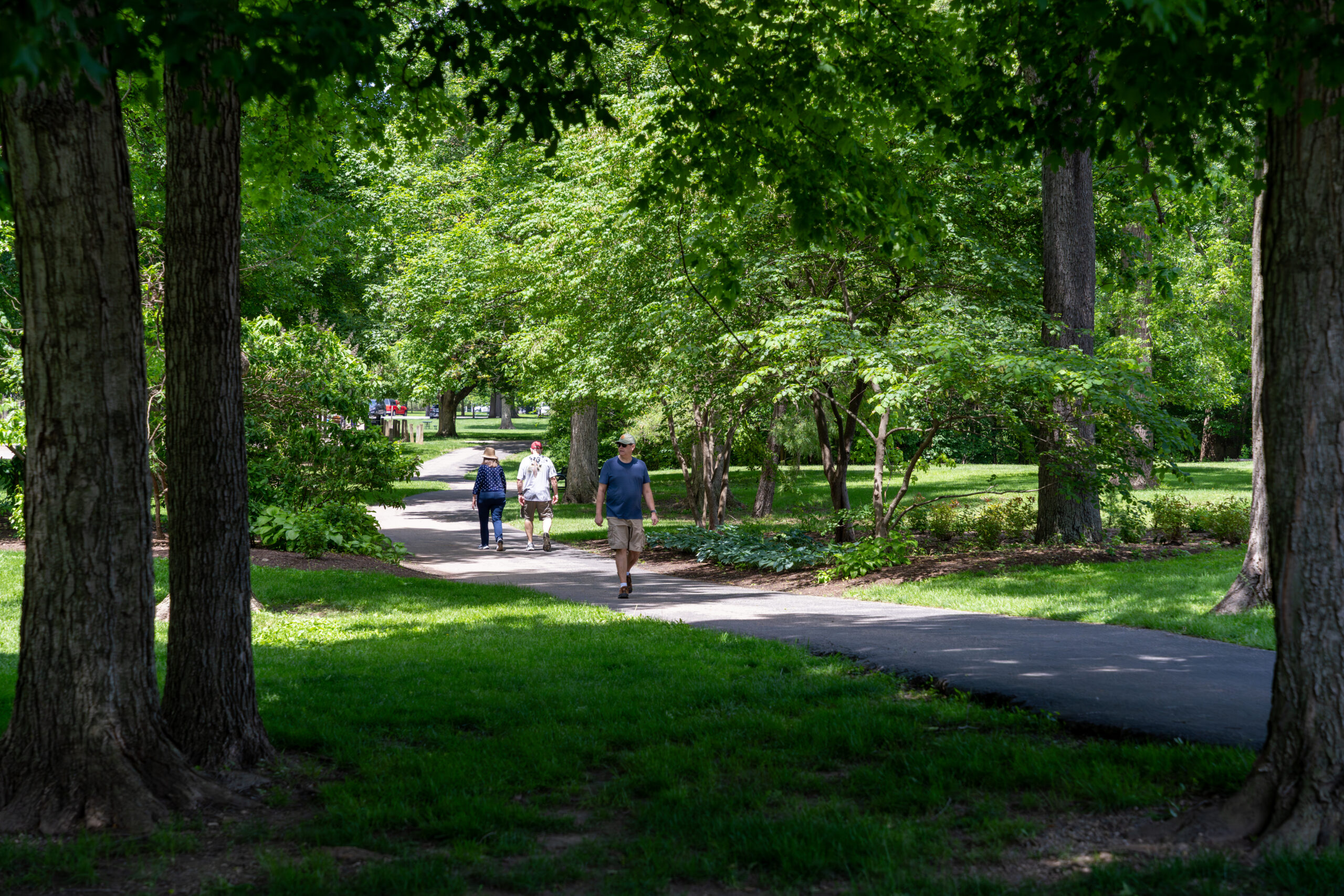 Walking path in Noblesville, Indiana