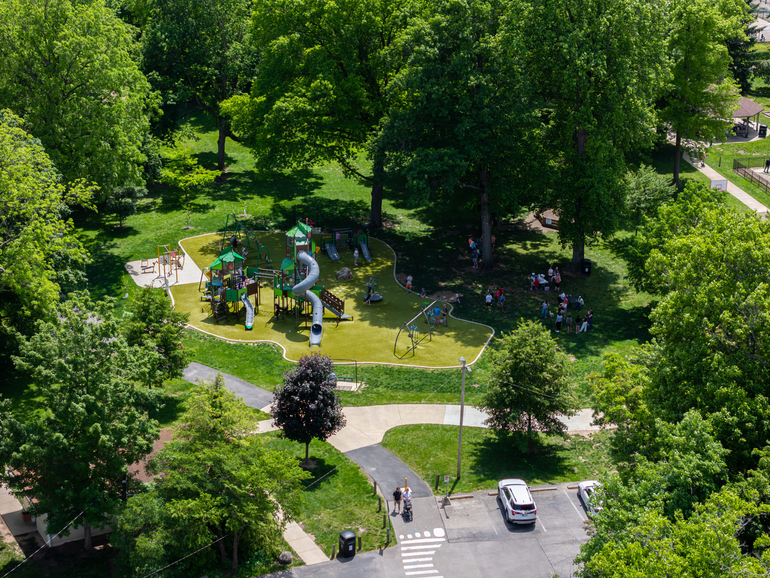 Children's playground in Noblesville, Indiana